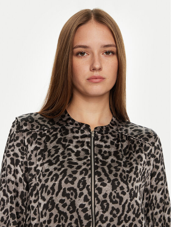Vila Vila Kurtka bomber Birch 14109235 Szary Regular Fit
