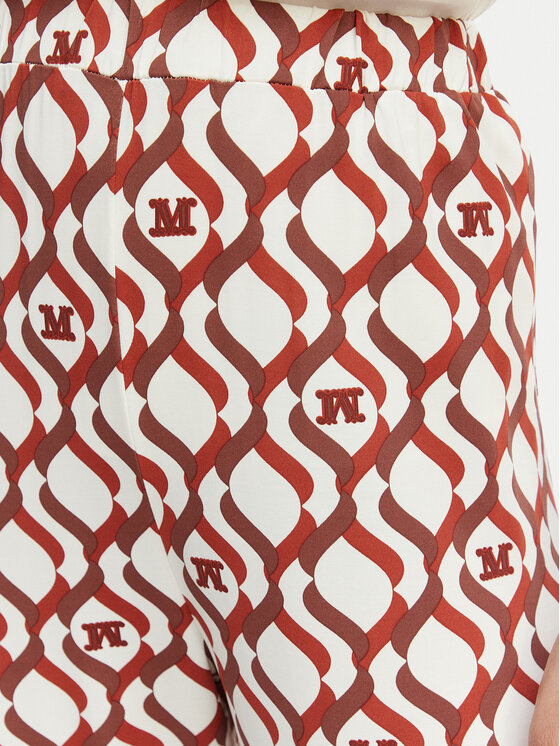 Max Mara Beachwear Max Mara Beachwear Текстилни панталони Bchabate 2616781029 Цветен Relaxed Fit