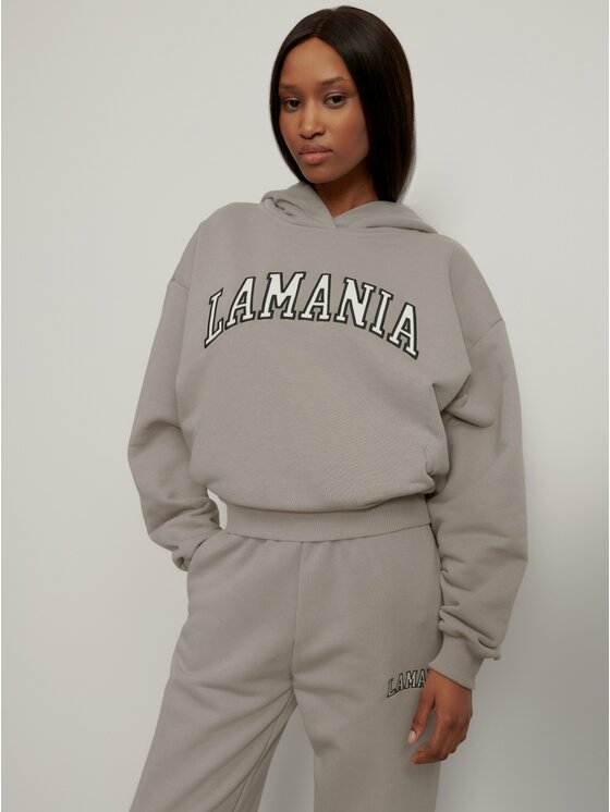La Mania La Mania Bluza TWIN 2 BLUZA Szary Classic Fit