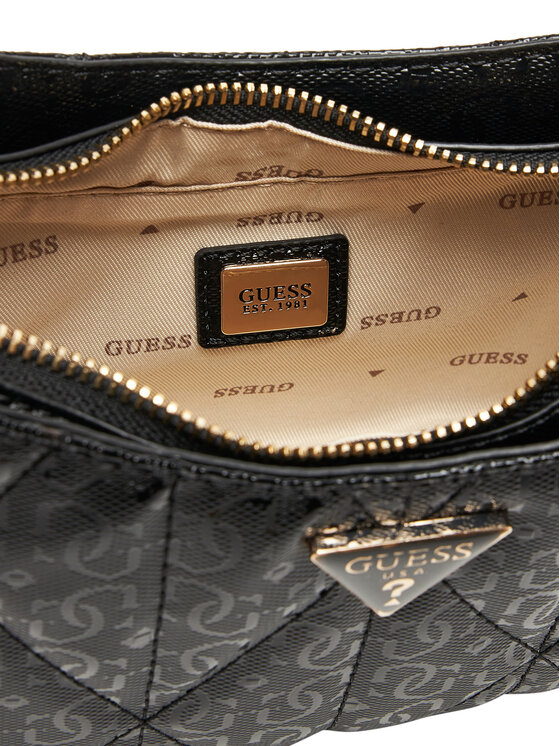 Guess Guess Дамска чанта Aldina HWGG96 63170 Черен