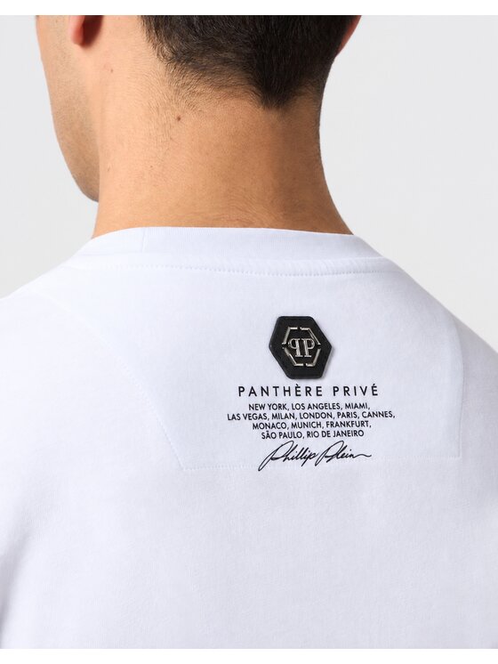 PHILIPP PLEIN PHILIPP PLEIN T-Shirt 32091 Biały Regular Fit