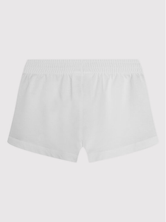 Champion Champion Szorty sportowe 404357 Biały Regular Fit