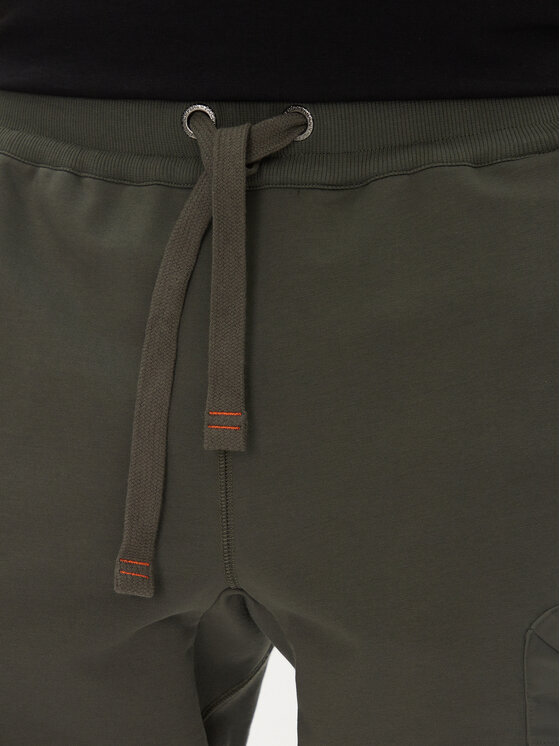 Parajumpers Parajumpers Szorty sportowe Irvine 25SMPMPARE06 Zielony Regular Fit