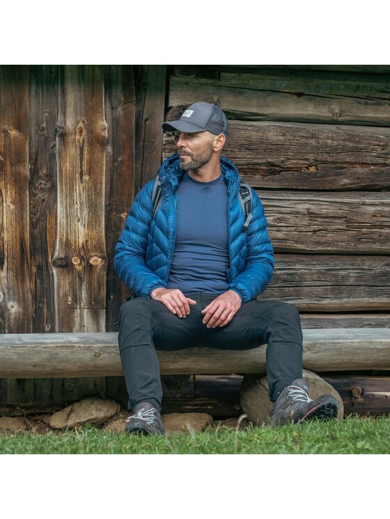 Alpinus Alpinus Kurtka puchowa Pollux Niebieski Regular Fit