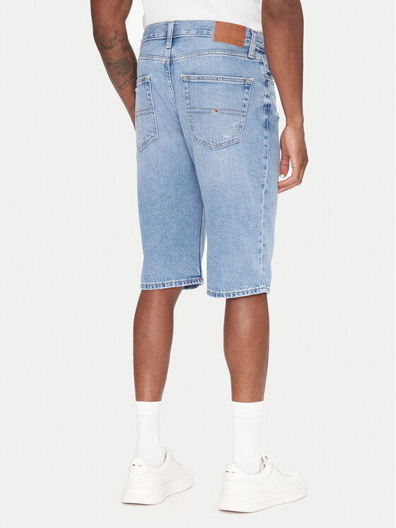 Tommy Jeans Tommy Jeans Džínové šortky Ryan DM0DM21855 Modrá Slim Fit
