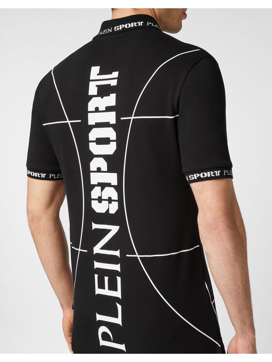 Plein Sport Plein Sport Polo 569 Czarny Slim Fit