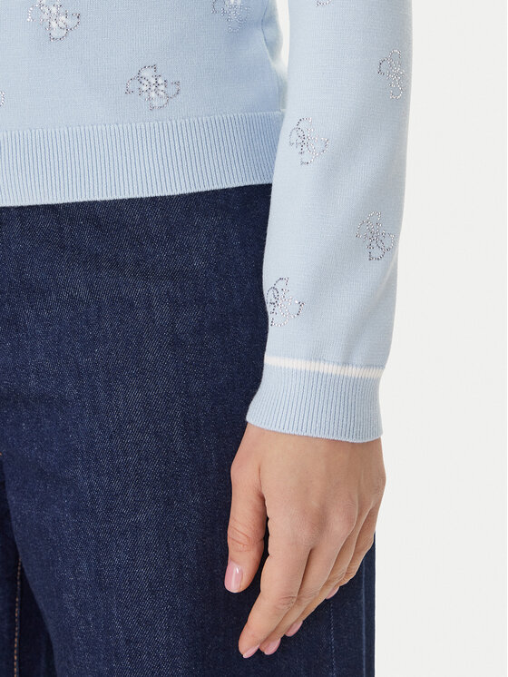 Guess Guess Cardigan W6GR18 Z0605 Blu Regular Fit