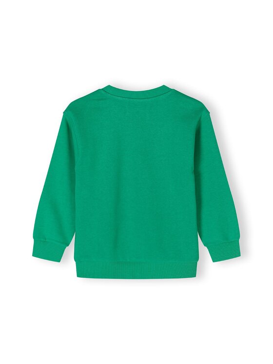 MINOTI MINOTI Bluza 23fleece16 Zielony Oversize