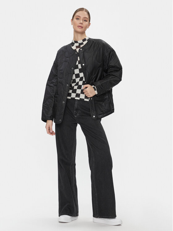 Tommy Jeans Tommy Jeans Geacă Tjw Onion Quilt Liner Jacket DW0DW17235 Negru Regular Fit