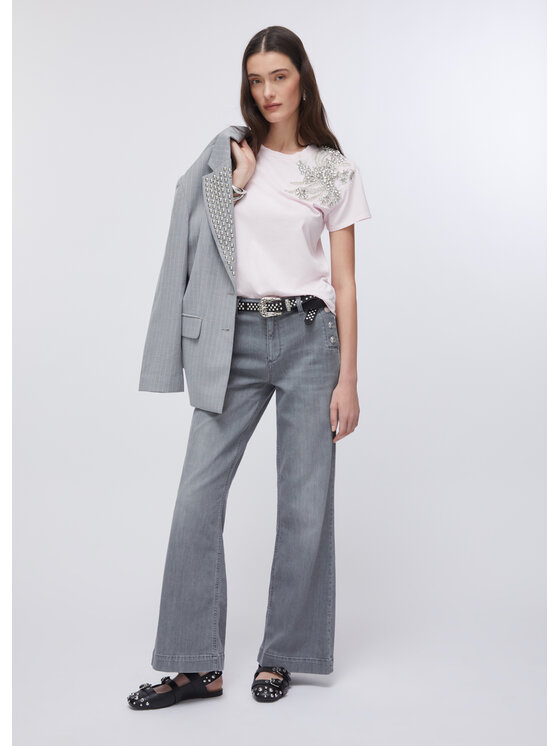 Liu Jo Liu Jo Jeans UA6162D027587487 Grigio Regular Fit