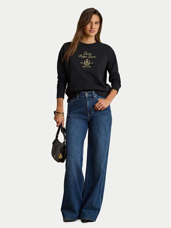 LAUREN RALPH LAUREN LAUREN RALPH LAUREN Majica dugih rukava 200P13944001 Crna Regular Fit