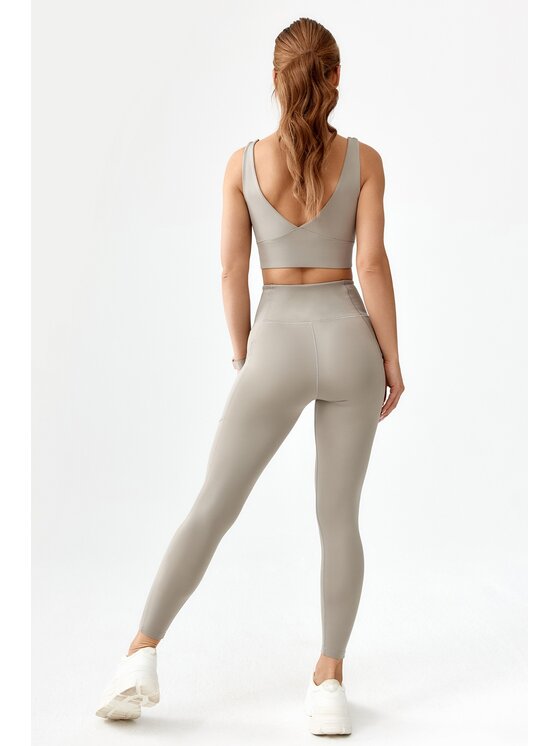 ROUGH RADICAL ROUGH RADICAL Legginsy HAMPTONS LONG Szary Slim Fit