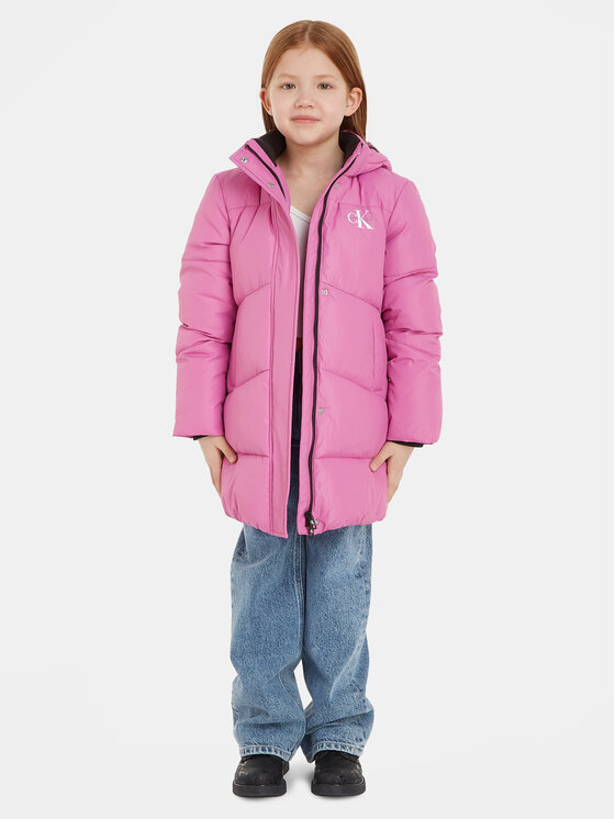 Calvin Klein Jeans Calvin Klein Jeans Geacă de iarnă IG0IG02059 Roz Regular Fit
