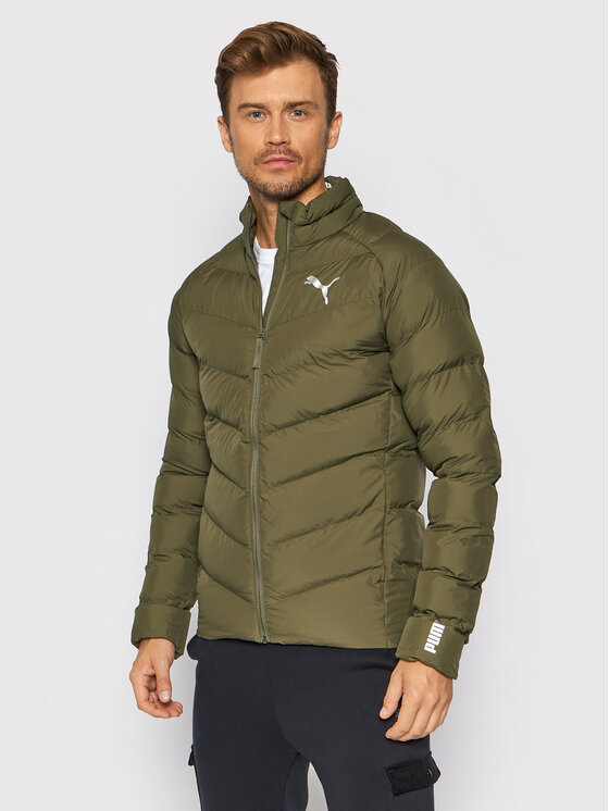 Puma Pūkinė striukė WarmCell Lightweight 587699 Žalia Regular Fit •  Modivo.lt