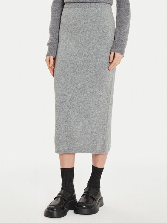 ViCOLO ViCOLO Midi szoknya 22085S Szürke Regular Fit
