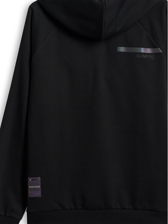 4F 4F Bluza IN MOTION Czarny Regular Fit