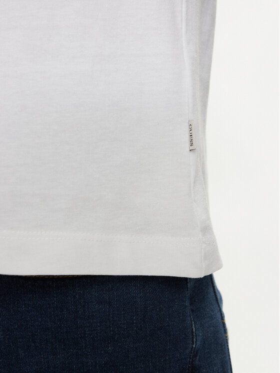Guess Jeans Guess Jeans T-Shirt M4YI43 K8FQ4 Bílá Regular Fit