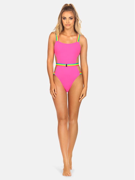 Miss Lou Miss Lou Costume da bagno J-ML032 Rosa