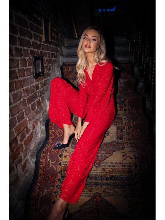 Made of Emotion Made of Emotion Jumpsuit M720 Rosso Premium Fit