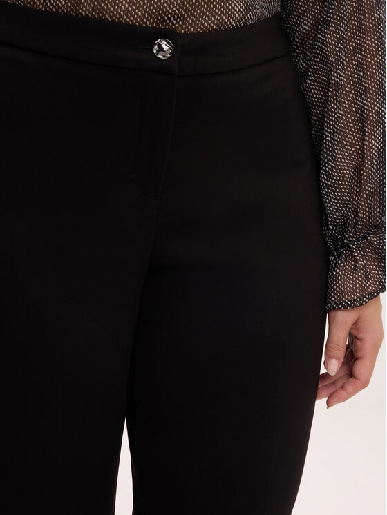 Fiorella Rubino Fiorella Rubino Pantaloni di tessuto P078L002495N033 Nero Regular Fit