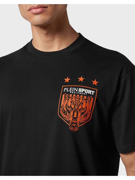 Plein Sport Plein Sport T-Shirt 3543 Czarny Regular Fit