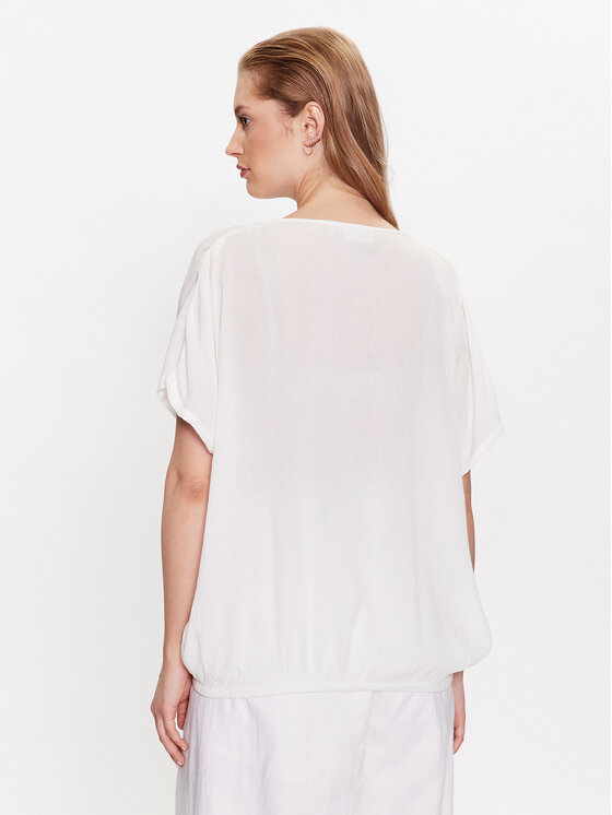 Kaffe Kaffe Blusa Amber 10500781 Bianco Loose Fit