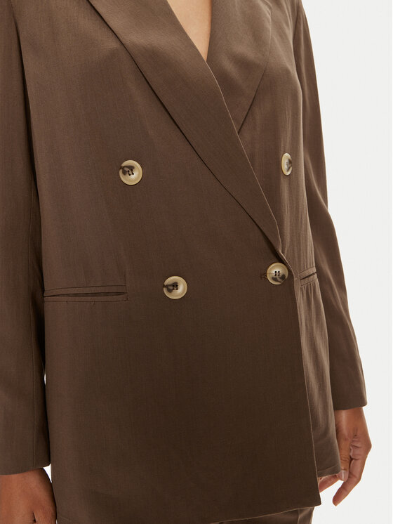 ViCOLO ViCOLO Marynarka TB1567 Brązowy Regular Fit