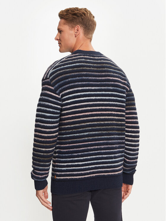 BOSS Boss Džemper 50523580 Tamnoplava Regular Fit