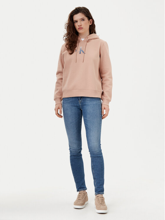 Calvin Klein Jeans Calvin Klein Jeans Bluză Gradient J20J224721 Portocaliu Regular Fit