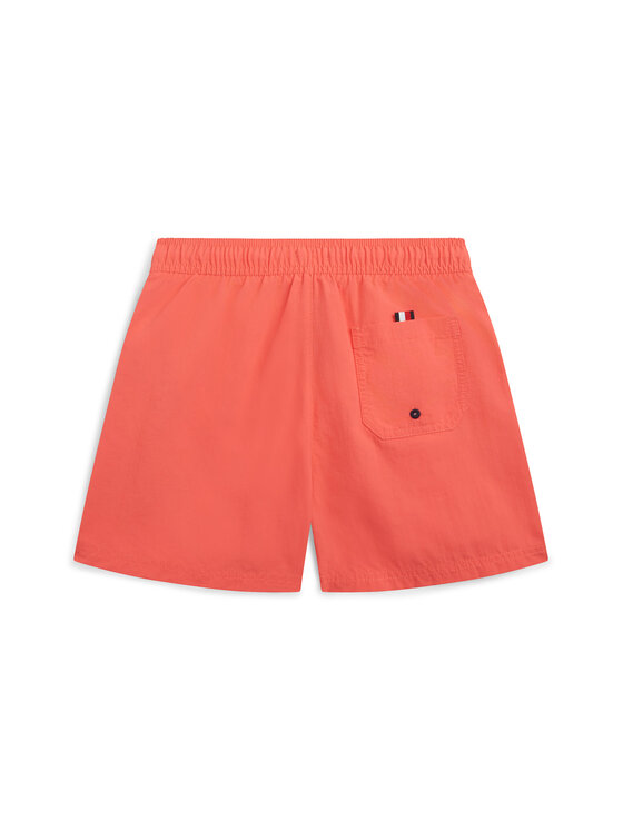 Tommy Hilfiger Tommy Hilfiger Pantaloni scurți pentru înot Original Logo Embroidery UB0UB00589 Coral Regular Fit