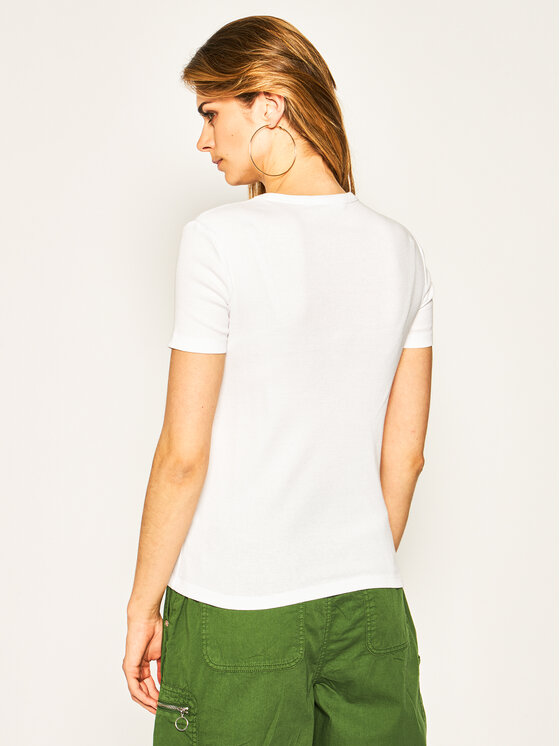 Lacoste Lacoste T-Shirt TF5457 Biały Slim Fit