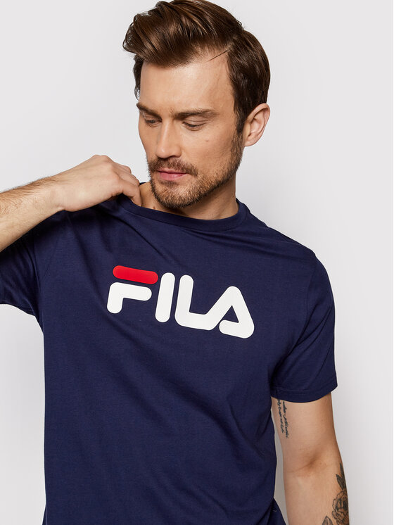 Fila Fila T-shirt Unisex Bellano FAU0067 Tamnoplava Regular Fit