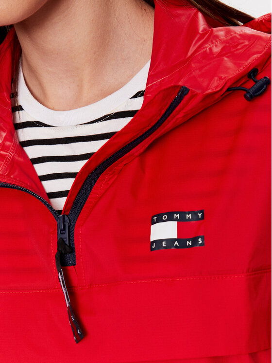 Tommy Jeans Tommy Jeans Kurtka anorak Chicago DW0DW15333 Czerwony Regular Fit