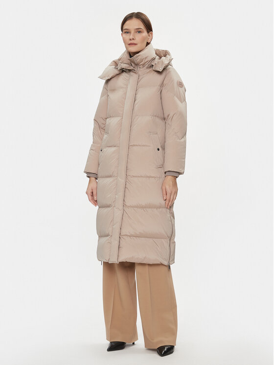 Woolrich Woolrich Vatovaná bunda Aurora CFWWOU0698FRUT1148 Béžová Regular Fit