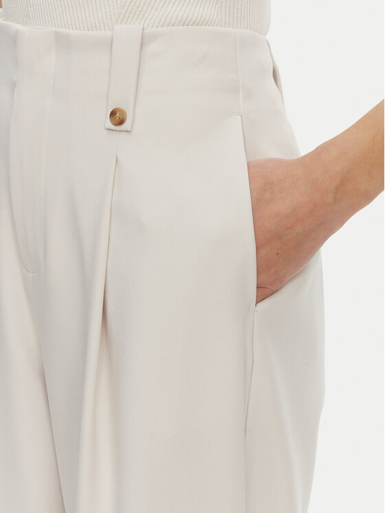 Calvin Klein Jeans Calvin Klein Jeans Pantaloni din material J20J225343 Gri Wide Leg