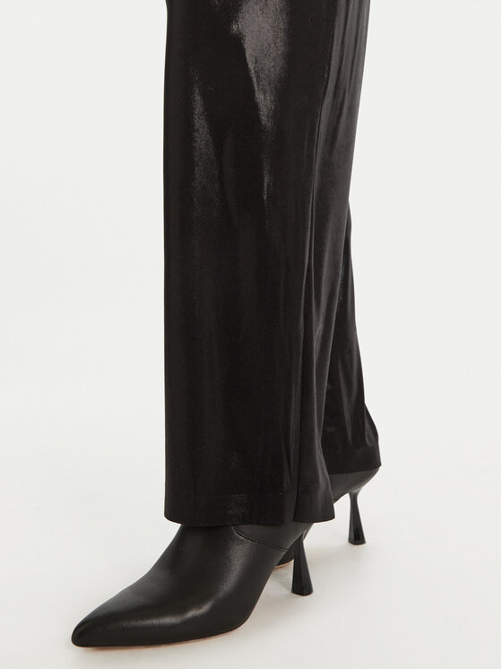 NORMA KAMALI NORMA KAMALI Szövet nadrág ST3247LMC32001 Fekete Slim Fit