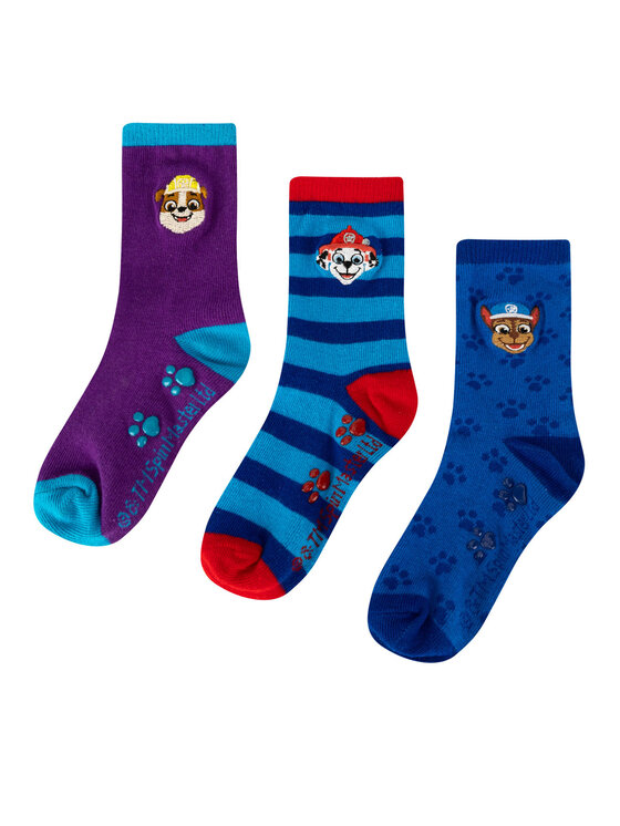 Set de 2 perechi de șosete lungi pentru copii Paw Patrol ACCCS-SS24-511PAW Albastru