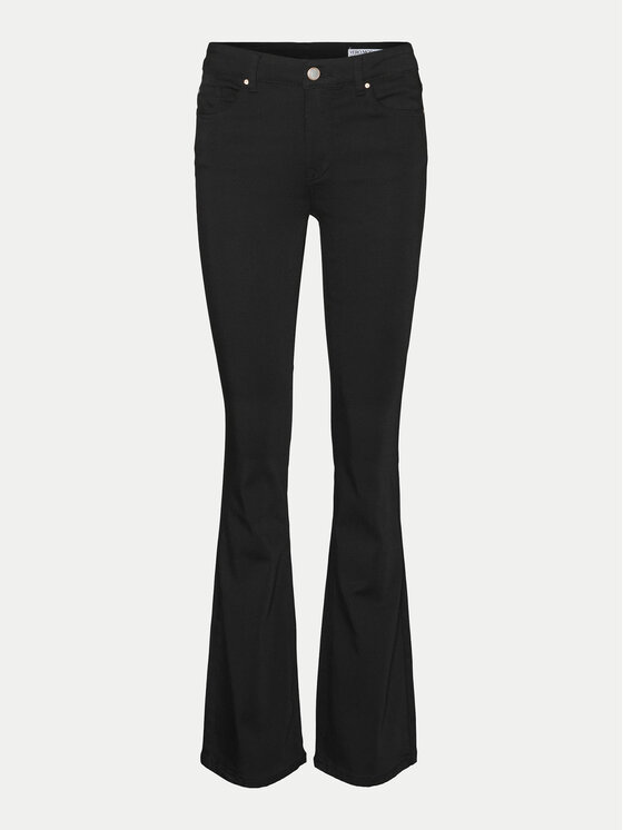 Vero Moda Vero Moda Traperice Flash 10305103 Crna Flared Fit