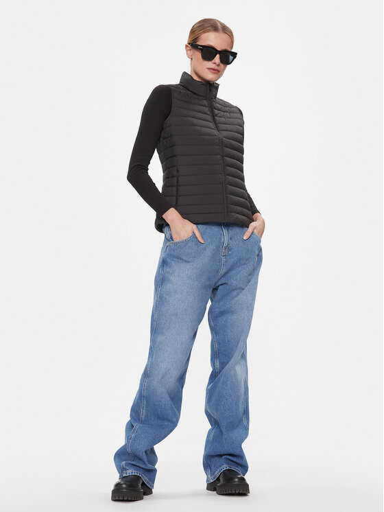 Calvin Klein Calvin Klein Prsluk Packable Super Lw Padded Vest K20K206325 Crna Slim Fit