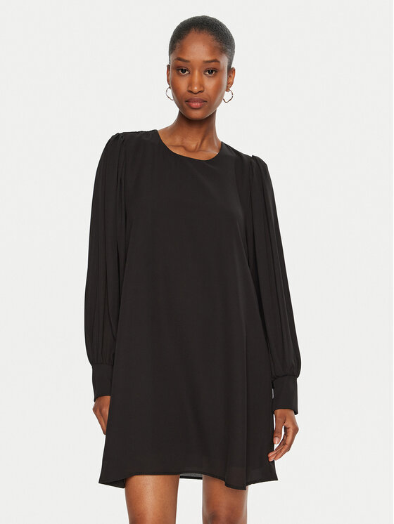 Rinascimento Rochie cocktail CFC0120503003 Negru Relaxed Fit