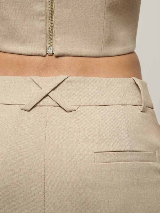 La Mania La Mania Gonna ROMA Beige Classic Fit