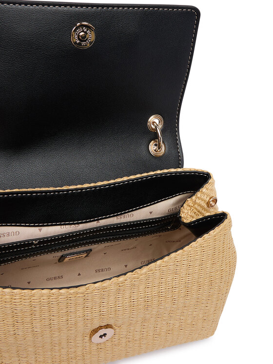Guess Guess Дамска чанта Maggie Straw HWWG97 53190 Бежов