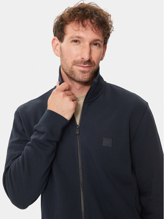 BOSS Boss Majica dugih rukava 50511709 Tamnoplava Relaxed Fit
