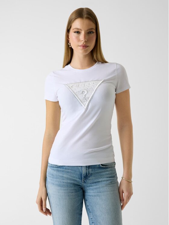 Guess Guess T-Shirt 181492 Biały Classic Fit