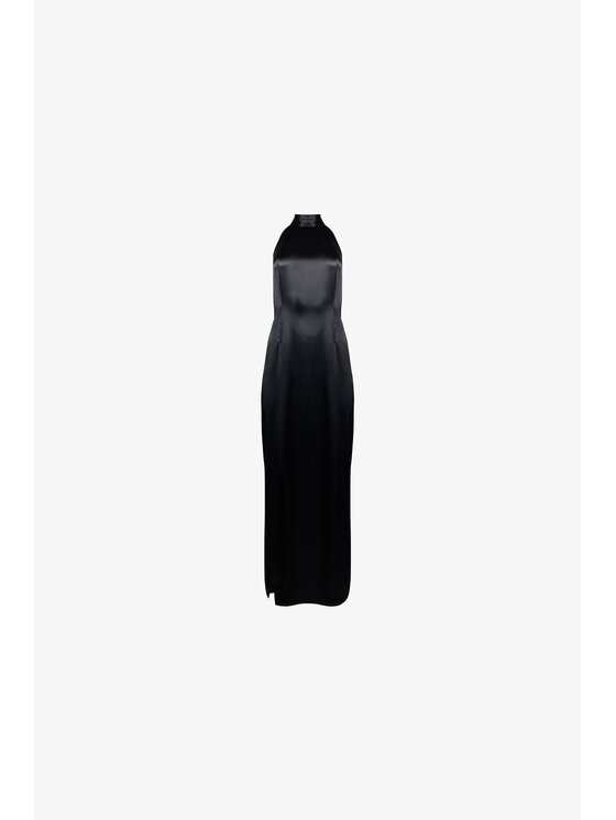 LE POSSÉ LE POSSÉ Φόρεμα βραδινό SMZSWZOP Μαύρο Slim Fit