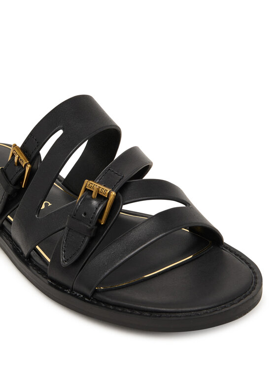 Guess Guess Šlepetės FLJGRY LEA03 Juoda