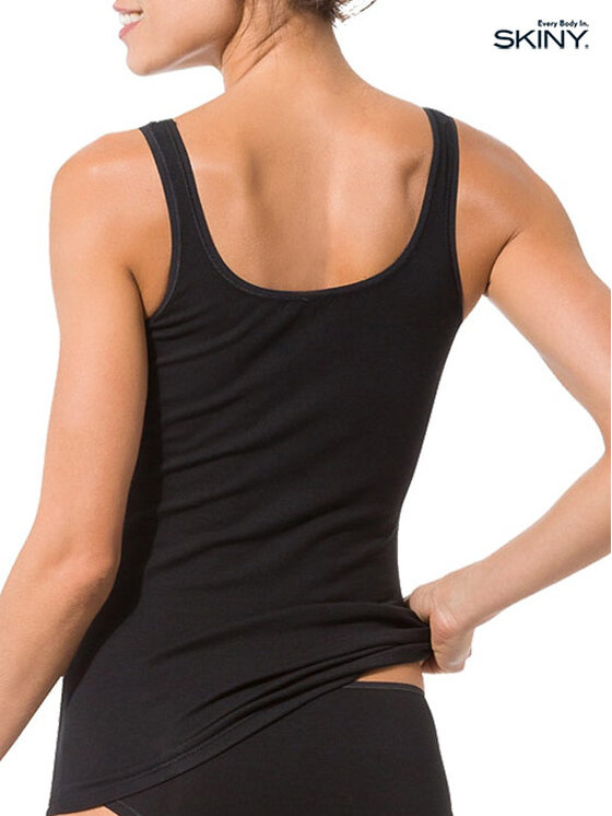 Skiny Skiny 2-dílná sada T-shirts 81147 Černá Slim Fit