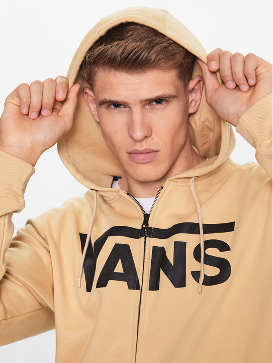 Vans Felpa Mn Vans Classic Zip Hoodie Ii VN0A456C Beige Classic Fit