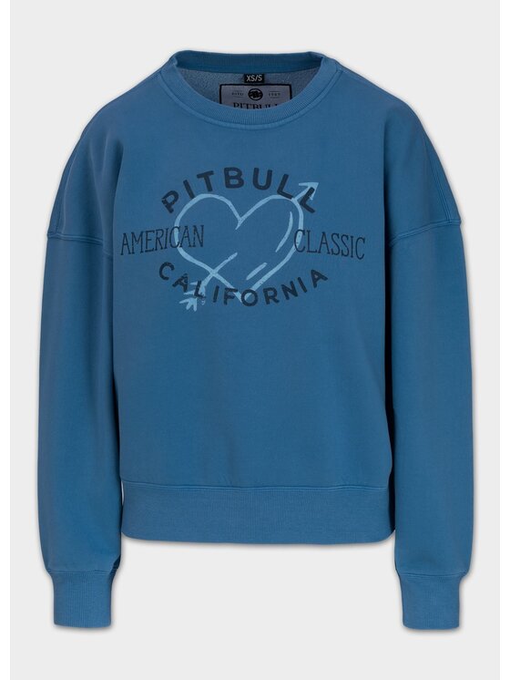 PITBULL PITBULL Bluza MANZANITA HEART Niebieski Regular Fit