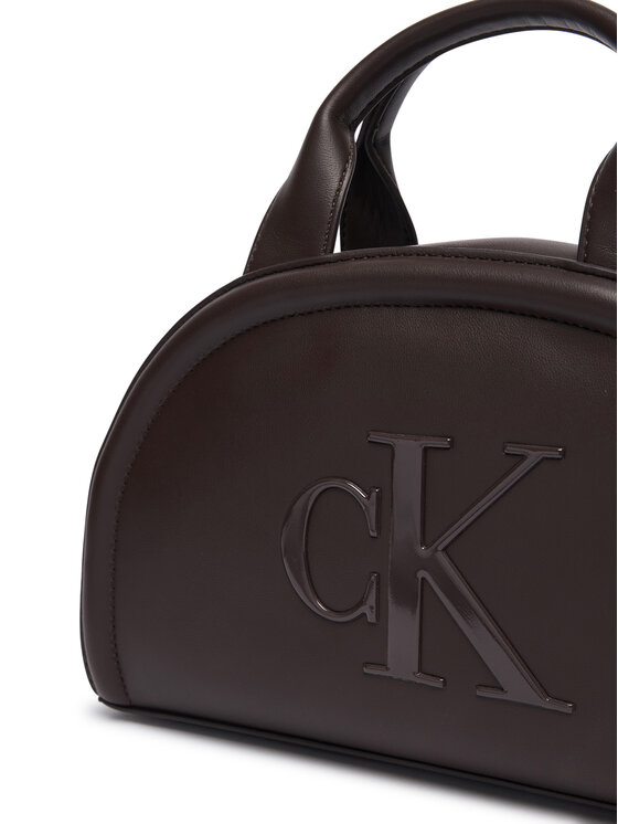 Calvin Klein Calvin Klein Táska Bold Ck Dome Crossbody LV04F3895G Sötétbarna